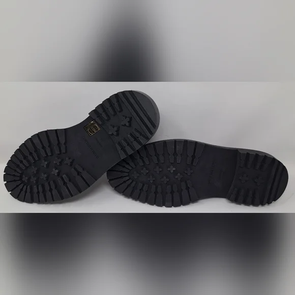 Burberry Mens Shoes Burgundy Leather Woven Lace Up Platform Creepers 11 US 44 EU - Picture 12 of 15